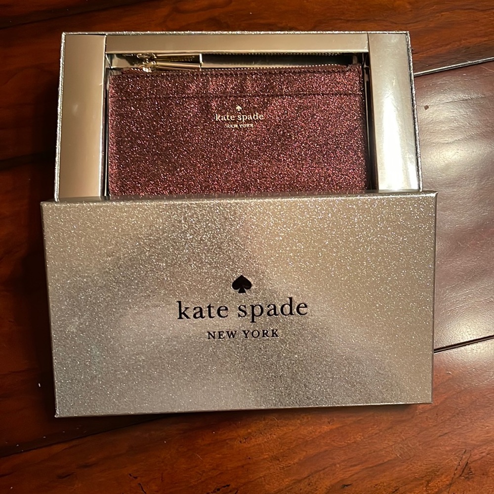 NWT Kate Spade slim cardholder/wallet. Color deep nova.